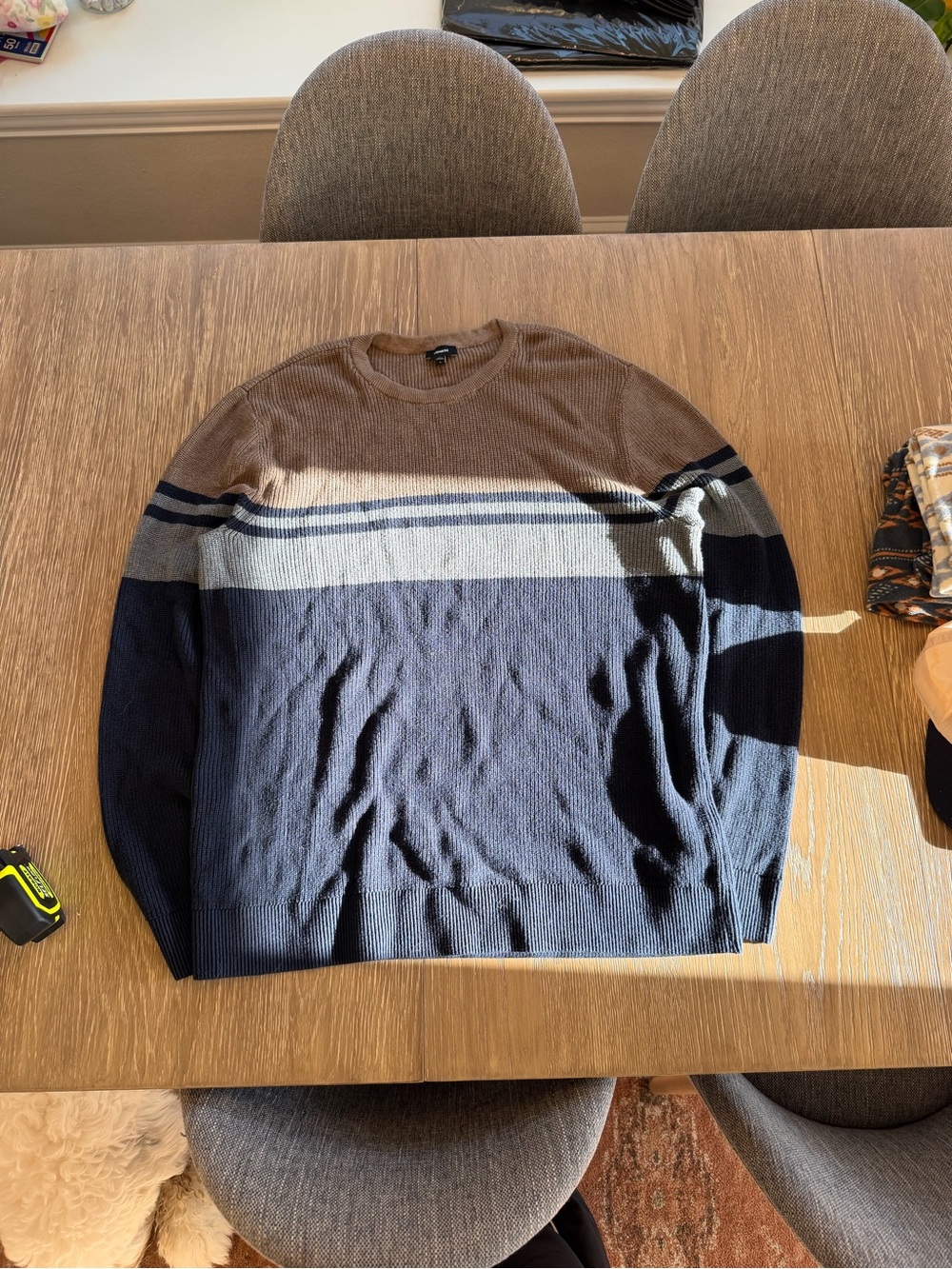 EXPRESS Men’s Striped Sweater (XL)